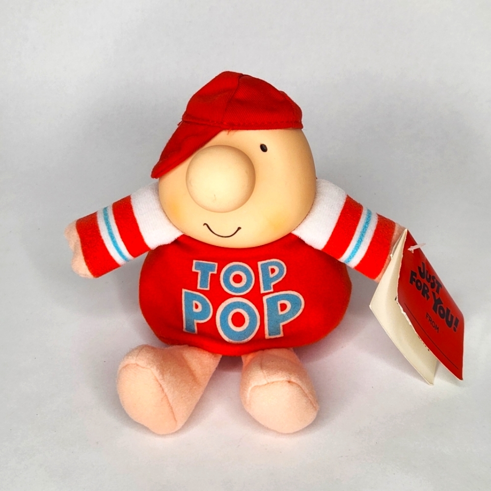 Vintage Ziggy "Top Pop" Plush Character Gift for Dad Father's Day